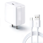 80W Supervooc Fast USB Charger With White USB to C Cable For Realme 6 A Mobile Charger with Detachable Cable