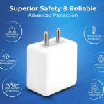 80W Supervooc Fast USB Charger With White USB to C Cable For Realme 6 A Mobile Charger with Detachable Cable